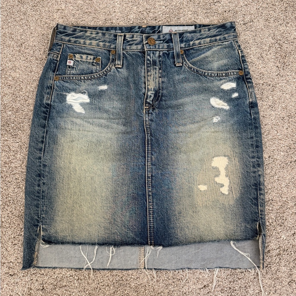 AG Adriano Goldschmied denim skirt